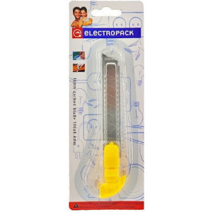 Electropack κοπίδι φαλτσέτα με πλαστικό σώμα και λάμα 9mm Electropack - 1