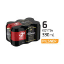 Kaiser μπύρα pilsner κουτί 6x330ml 5+1 δώρο Kaiser - 1