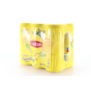 Lipton sparkling ice tea λεμόνι με ανθρακικό 6x330ml