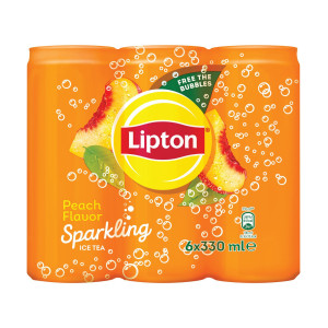 Lipton sparkling ice tea ροδάκινο με ανθρακικό 6x330ml Lipton - 1