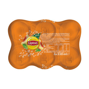 Lipton sparkling ice tea ροδάκινο με ανθρακικό 6x330ml Lipton - 1