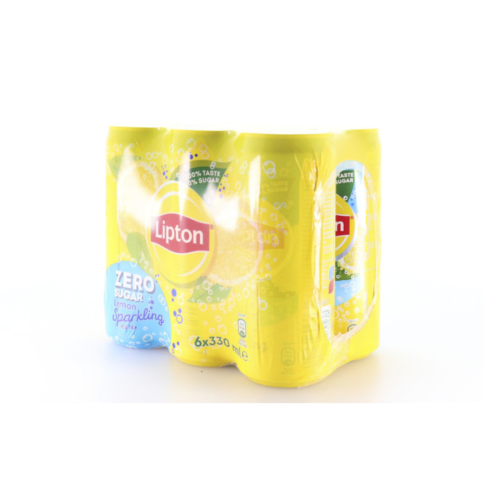 Lipton sparkling ice tea λεμόνι με ανθρακικό χωρίς ζάχαρη 6x330ml Lipton - 3