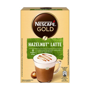 Nescafe gold hazelnut latte στιγμιαίος καφές 8x17gr Nescafe - 1