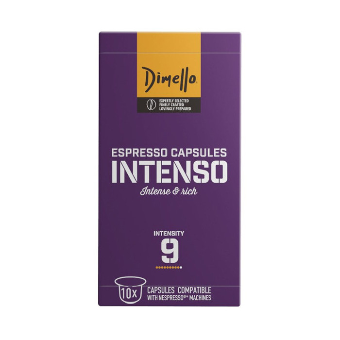 Dimello καφές espresso intenso κάψουλες 10τεμ