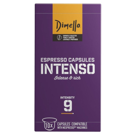 Dimello καφές espresso intenso κάψουλες 10τεμ