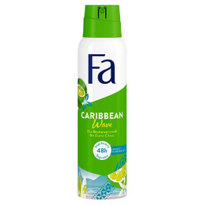 Fa αποσμητικό σώματος deo spray carribean wave 150ml