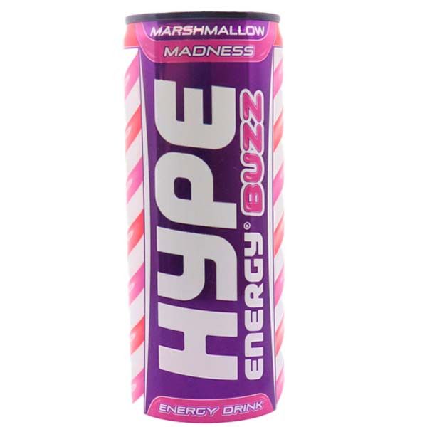 HYPE ENERGY DRINK 250ml - (MARSHMALLOW MADNESS)
