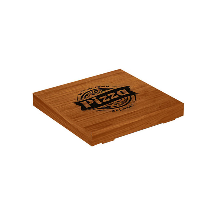 Pizza kraft best in town 26x26x4cm 100τεμ microwelle  - 1