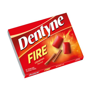 Dentyne fire τσίχλες με κανέλα χωρίς ζάχαρη 16,8gr Dentyne - 1