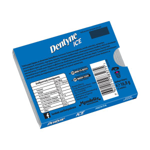 Dentyne ice τσίχλες με μέντα χωρίς ζάχαρη 16,8gr