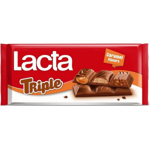 Lacta σοκολάτα με τριπλή καραμέλα 90gr Lacta - 1