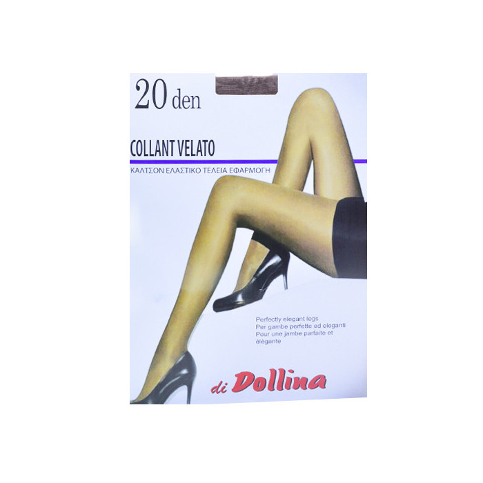 Dollina καλσόν lycra velato 20den No3 πεππερ