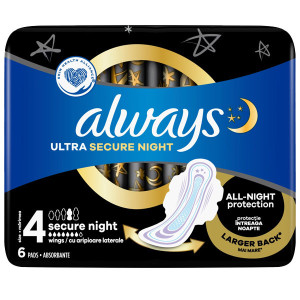 Always ultra secure night σερβιέτες 6τεμ