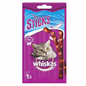 Whiskas γατοτροφή sticks σολομός 18gr