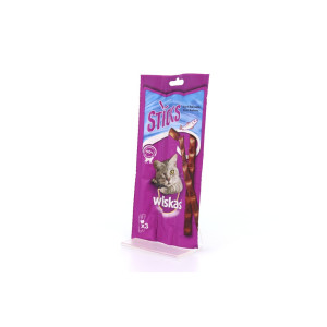 Whiskas γατοτροφή sticks σολομός 18gr Whiskas - 1