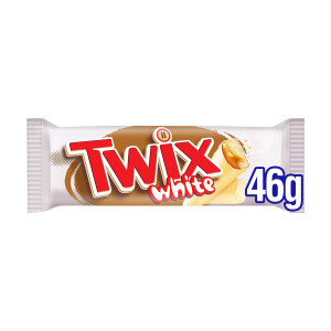 Twix white σοκολάτα λευκή με μπισκότο καραμέλα 46gr Twix - 1