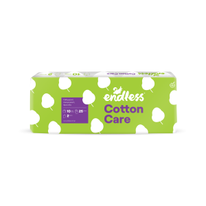 Endless cotton care χαρτί υγείας 2φυλλο 10x80gr Endless - 1