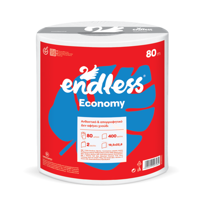 Endless χαρτί κουζίνας economy 80m 760gr