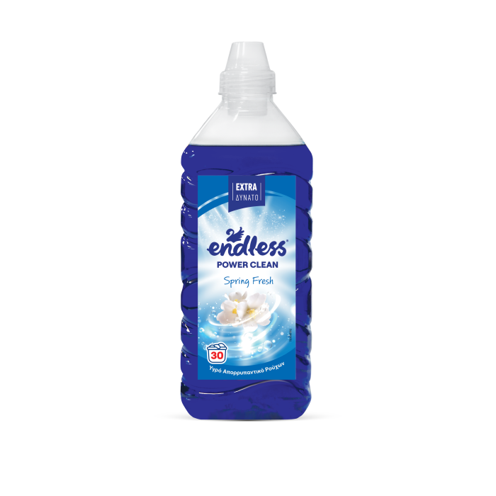 Endless power clean υγρό πλυντηρίου ρούχων spring fresh 30μεζ 1,85lt Endless - 1