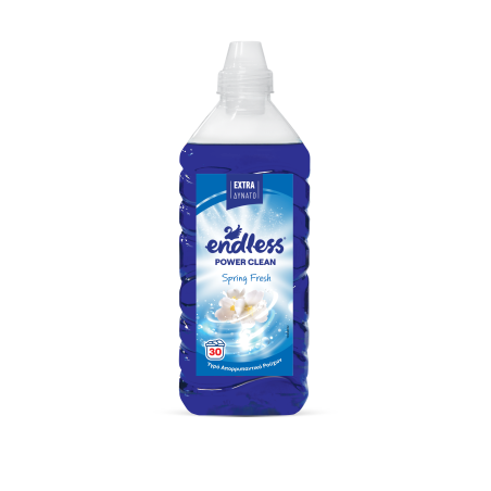 Endless power clean υγρό πλυντηρίου ρούχων spring fresh 30μεζ 1,85lt Endless - 1