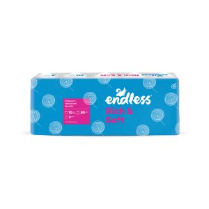 Endless rich & soft χαρτί υγείας 3φυλλο 10x95gr Endless - 1