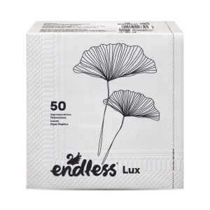 Endless χαρτοπετσέτες premium λευκές 33x33cm 50 φύλλα Endless - 1