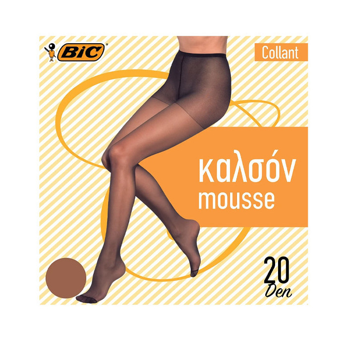 Bic καλσόν collant 20den No1-2 καραμελέ