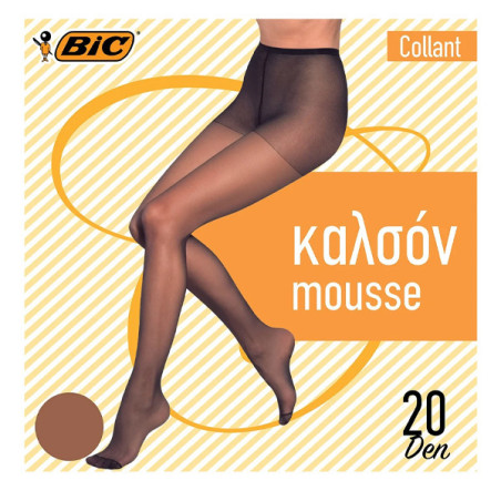 Bic καλσόν collant 20den No1-2 καραμελέ