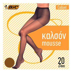 Bic καλσόν collant 20den No1-2 πέπερ