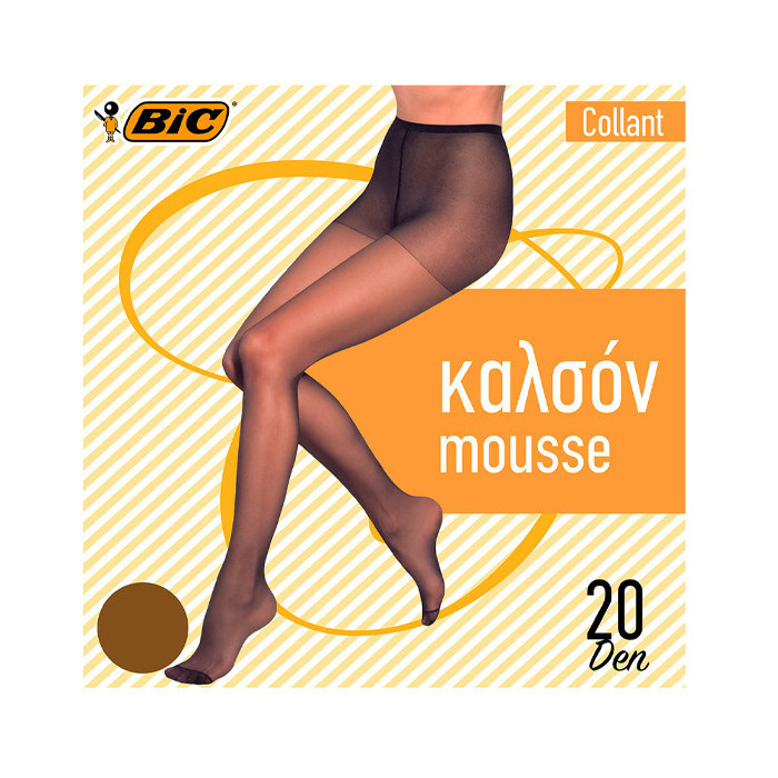 Bic καλσόν collant 20den No1-2 πέπερ