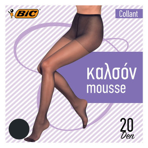 Bic καλσόν collant 20den No3-4 off black