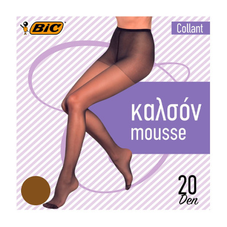 Bic καλσον collant 20den No3-4 πεπερ Bic - 1