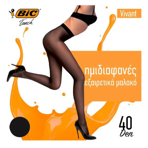 Bic καλσον vivant 40den large μαυρο Bic - 1