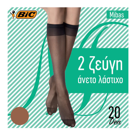 Bic καλτσάκι mibas καραμελέ 20den one size