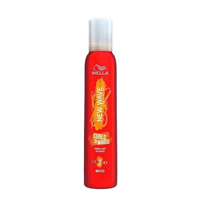 Wella new wave αφρος 200ml νο 3 curls & waves  - 1