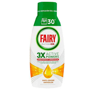 Fairy πλυντηριου πιατων 600ml platinum gel antiodore εισαγωγησ  - 1