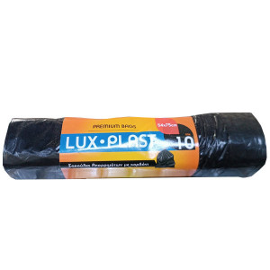 Luxplast σακουλα απορριματων ρολο με κορδονι 10τεμ- 54x75cm