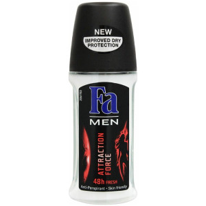 Fa roll-ον men 50ml attraction force seductive scent γυαλινο  - 1