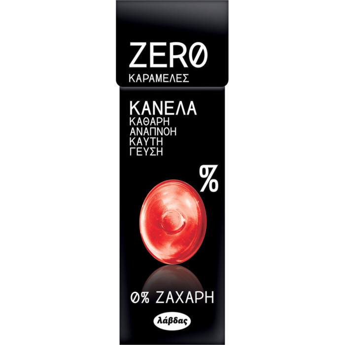 Λάβδας καραμέλες zero με γεύση κανέλα 32gr Λάβδας - 1