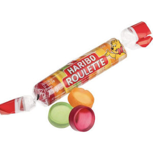 Haribo roulette ρολάκια ζαχαρωτών 50x25gr Haribo - 1