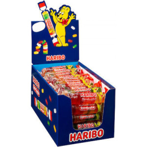 Haribo roulette ρολάκια ζαχαρωτών 50x25gr