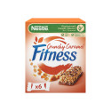 Nestle μπάρες δημητριακών fitness crunchy caramel 6x23,5gr