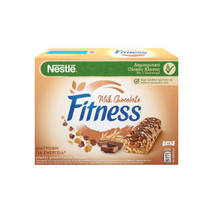 Nestle μπάρες δημητριακών fitness με σοκολάτα γάλακτος 6x22,5gr