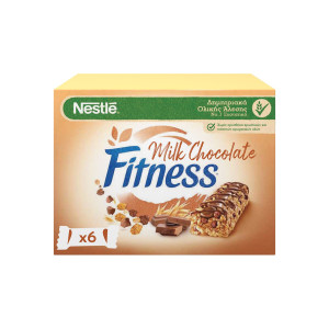 Nestle μπάρες δημητριακών fitness με σοκολάτα γάλακτος 6x22,5gr Nestle - 1