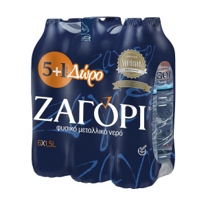 Ζαγόρι φυσικό μεταλλικό νερό 6x1,5lt