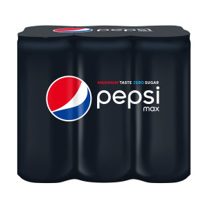 Pepsi max αναψυκτικό cola χωρίς ζάχαρη 6x330ml Pepsi - 1