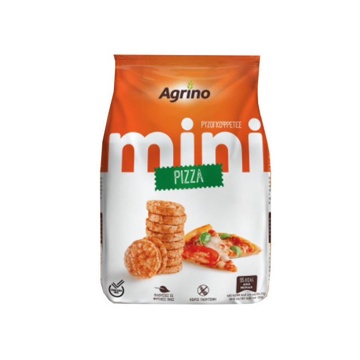 Agrino ρυζογκοφρέτα mini με pizza 50gr