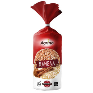 Agrino ρυζογκοφρέτα με κανέλα 115gr Agrino - 1