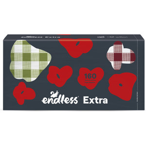 Endless χαρτοπετσετα extra 160τεμ 2 pack καρω  - 1