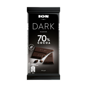 ΙΟΝ σοκολάτα υγείας dark με 70% κακάο 90gr Ιον - 1